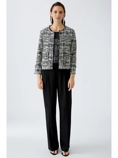 Oui Blezer w kolorze szarym - Marynarki i żakiety damskie - miniaturka - grafika 1