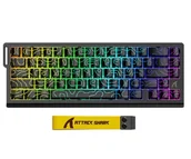 Klawiatury - Attack Shark X68 HE Rapid Trigger 8kHz/128kHz Poron czarna - miniaturka - grafika 1