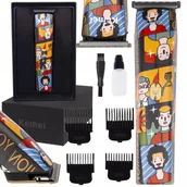Pozostałe akcesoria fryzjerskie - Maszynka Trymer Do Włosów Brody Kemei Barber Usb - miniaturka - grafika 1