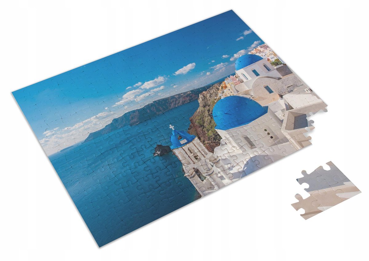 PUZZLE Krajobraz Widok Morski Morze Ocean + IMIĘ Pudełko 120 el.
