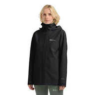 Kurtki damskie - Damska kurtka przeciwdeszczowa Jack Wolfskin TRAILTIME 2L JKT W black - XXXL - miniaturka - grafika 1