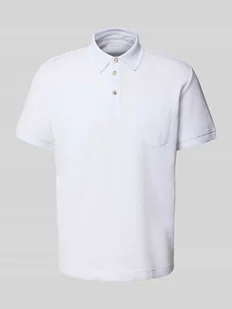 Koszulka polo o kroju regular fit z mieszanki bawełny - Koszulki męskie - miniaturka - grafika 1