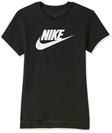 Koszulki męskie - Nike Chłopcy Sportswear T-shirt, czarno-biały, M AR5088-010 - miniaturka - grafika 1