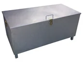 Pojemniki przemysłowe - Pojemnik (Skrzynia) Na Zużyte Świetlówki, Akumulatory, Filtry Olejowe 1250X600X600 Mm Ocynkowany - miniaturka - grafika 1