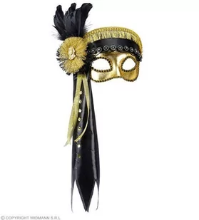 Maska Kleopatra Z Kwiatem - Dodatki do strojów karnawałowych - miniaturka - grafika 1
