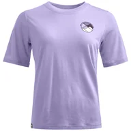 Koszulki sportowe damskie - Koszulka damska Ortovox 140 Cool Round Landscape T-shirt Rozmiar: M / Kolor: fioletowy - miniaturka - grafika 1