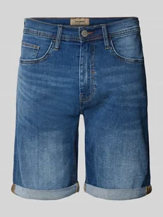 Szorty jeansowe o kroju skinny fit z 5 kieszeniami model ‘TWISTER’ - Spodenki męskie - miniaturka - grafika 1