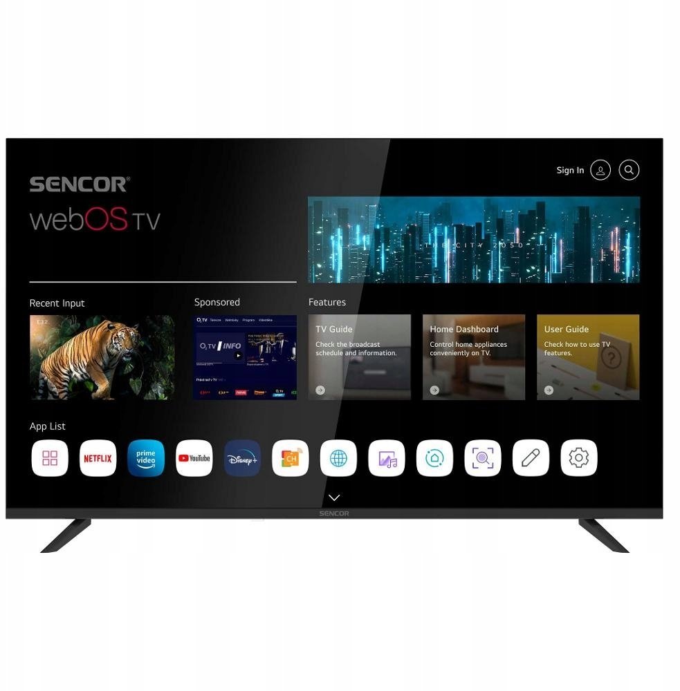 Sencor SLE 43US804B WEBOS UHD TV 