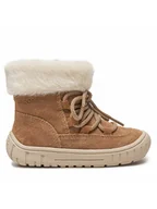 Buty dla dziewczynek - Geox Kozaki B Omar Girl Wpf B462LA 00022 C6627 M Brązowy - miniaturka - grafika 1