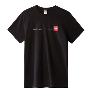 Koszulki sportowe męskie - Koszulka The North Face NSE 0A7X1MJK31 - czarna - grafika 1