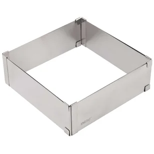 FORMA REGULOWANA RANT DO CIAST TORTÓW KINGHOFF KH-1906 KWADRATOWA - Formy do ciast - miniaturka - grafika 1