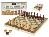 Gry planszowe - Zestaw Szachy i Warcaby magnetyczne Adar - gra - miniaturka - grafika 1