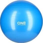 Piłki do ćwiczeń - ONE FITNESS GYM BALL 10 65CM BLUE PIŁKA GIMNASTYCZNA ONE FITNESS - miniaturka - grafika 1