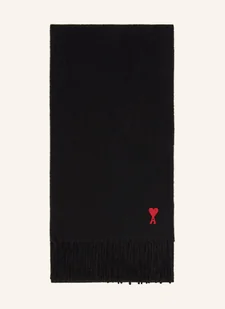 Ami Paris Szal schwarz - Moda i Uroda OUTLET - miniaturka - grafika 1