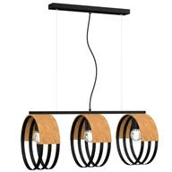 Lampy sufitowe - Potrójna lampa wisząca, nad stół w jadalni LX 4083 z serii MALM - miniaturka - grafika 1