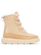 Buty dla dziewczynek - Sorel Śniegowce Explorer™III Lace Wp 2088511327 Zielony - miniaturka - grafika 1