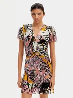 Sukienki - Desigual Sukienka letnia MONSIEUR CHRISTIAN LACROIX Cadiz 24SWVK52 Kolorowy Regular Fit - miniaturka - grafika 1