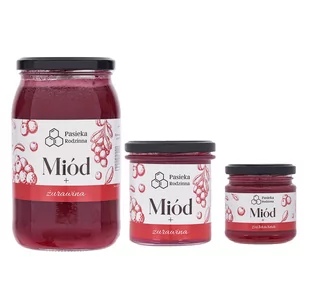 Miód z żurawiną 1150g - Miód - miniaturka - grafika 1