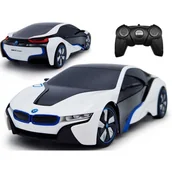 Zabawki zdalnie sterowane - Samochód Zdalnie Sterowany Rc Auto Na Pilot Bmw I8 Gumowe Koła Rastar - miniaturka - grafika 1