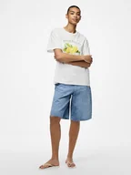 Koszulki i topy damskie - Pieces Koszulka "Thea" w kolorze białym - miniaturka - grafika 1