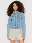 Kurtki damskie - ONLY Kurtka jeansowa Wonder 15243147 Niebieski Regular Fit - miniaturka - grafika 1