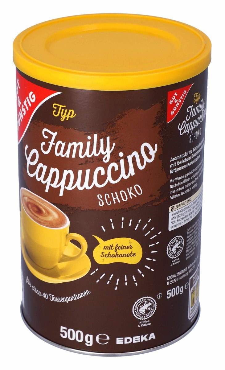 Cappuccino Family Schoko G&G 500 g z Niemiec