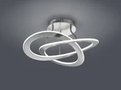 Lampy sufitowe - Trio OAKLAND Nikiel mat LED ściemnialna 40W 3000K Lampa sufitowa 621710107 - miniaturka - grafika 1