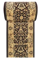 Wycieraczki - Brązowy elegancki chodnik dywanowy na metry Z1-D00 - miniaturka - grafika 1