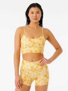 Rip Curl Top sportowy "Mirage" w kolorze pomarańczowo-żółtym - Koszulki sportowe damskie - miniaturka - grafika 1
