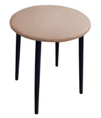 Taborety i hokery - Taboret TRIX D11 buk podstawa czarna - miniaturka - grafika 1