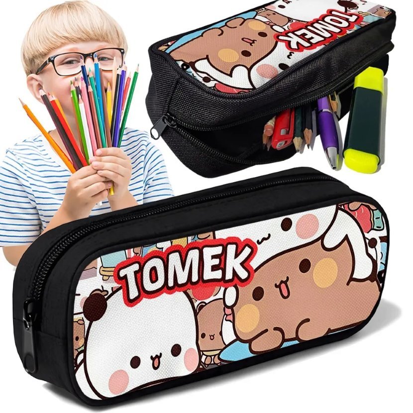 Piórnik personalizowany BUBU I DUDU nadruk imienia ksywki - tuba