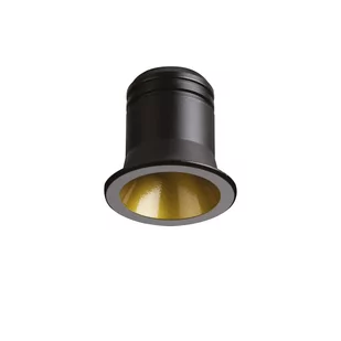Ideal Lux Lampa wpuszczana VIRUS FI czarna/złota 244853 244853/IL - Oprawy, klosze i abażury - miniaturka - grafika 1