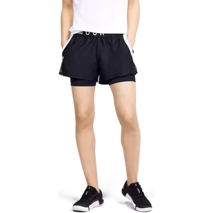 Spodenki krótkie damskie Under Armour Play Up 2-in-1 Shorts - Spodenki damskie - miniaturka - grafika 1