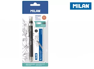 Ołówek Kubuś Touch Milan 5,2 Mm + Grafity 6 Sztuk - Przybory szkolne - miniaturka - grafika 1