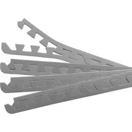 Maty do ćwiczeń - Krawędzie do mat ochronnych PUZZLE 8 sztuk szare - miniaturka - grafika 1