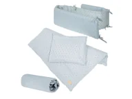 Ochraniacze do łóżeczka - Roba BIO-Jersey Zestaw upominkowy Jasnoniebieski - miniaturka - grafika 1