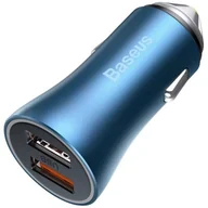 Ładowarki samochodowe - Baseus Baseus Golden Contactor Pro | Ładowarka samochodowa 2x USB Huawei FCP Quick Charge 3.0 Samsung AFC 40W TZCCJD-A0G - miniaturka - grafika 1