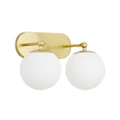 Lampy ścienne - LAMPA ŚCIENNA KINKIET NOWOCZESNY MOSIĘŻNY FREDICA W2 - miniaturka - grafika 1