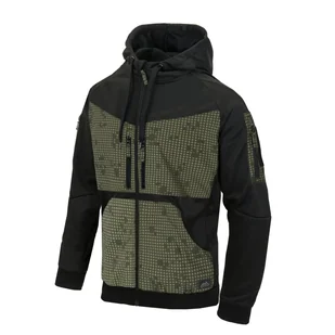 Bluza z Kapturem Helikon-Tex ROGUE Hoodie (FullZip) Czarna/Desert Night Camo - Odzież taktyczna i umundurowanie - miniaturka - grafika 1
