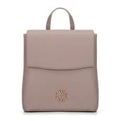 Plecaki - Damski plecak z ekoskóry dwukomorowy - miniaturka - grafika 1