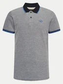 Koszulki męskie - Blend Polo 20716469 Szary Regular Fit - miniaturka - grafika 1
