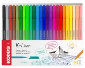 Cienkopisy - Cienkopis, 24 kolory - miniaturka - grafika 1