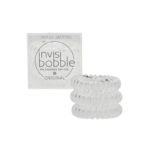 Invisibobble, Original, gumki do włosów Crystal Clear, 3 szt. - Ozdoby do włosów - miniaturka - grafika 1