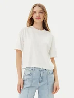 Swetry damskie - Vero Moda Sweter Silje 10320460 Biały Oversize - miniaturka - grafika 1