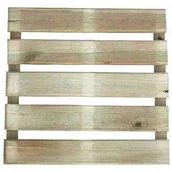 Podesty i deski tarasowe - Podest ogrodowy 40 x 40 x 2,8 cm zielony naturalny impregnowany - miniaturka - grafika 1