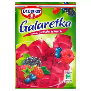 Dr Oetker Galaretka o smaku owoców leśnych 77 g - Budyń - miniaturka - grafika 1