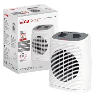 Termowentylator, grzejnik elektryczny 2000 W Clatronic HL 3800 - Ogrzewanie przenośne - miniaturka - grafika 1