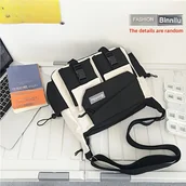 Inne - TEMU Torba na Ramię z Nylonu [ Codzienny] z Regulowanym Paskiem – Duża Pojemność, Torba na Ramię do Ulicznej i Outdoorowej Stylizacji, Wiele Kieszeni - miniaturka - grafika 1