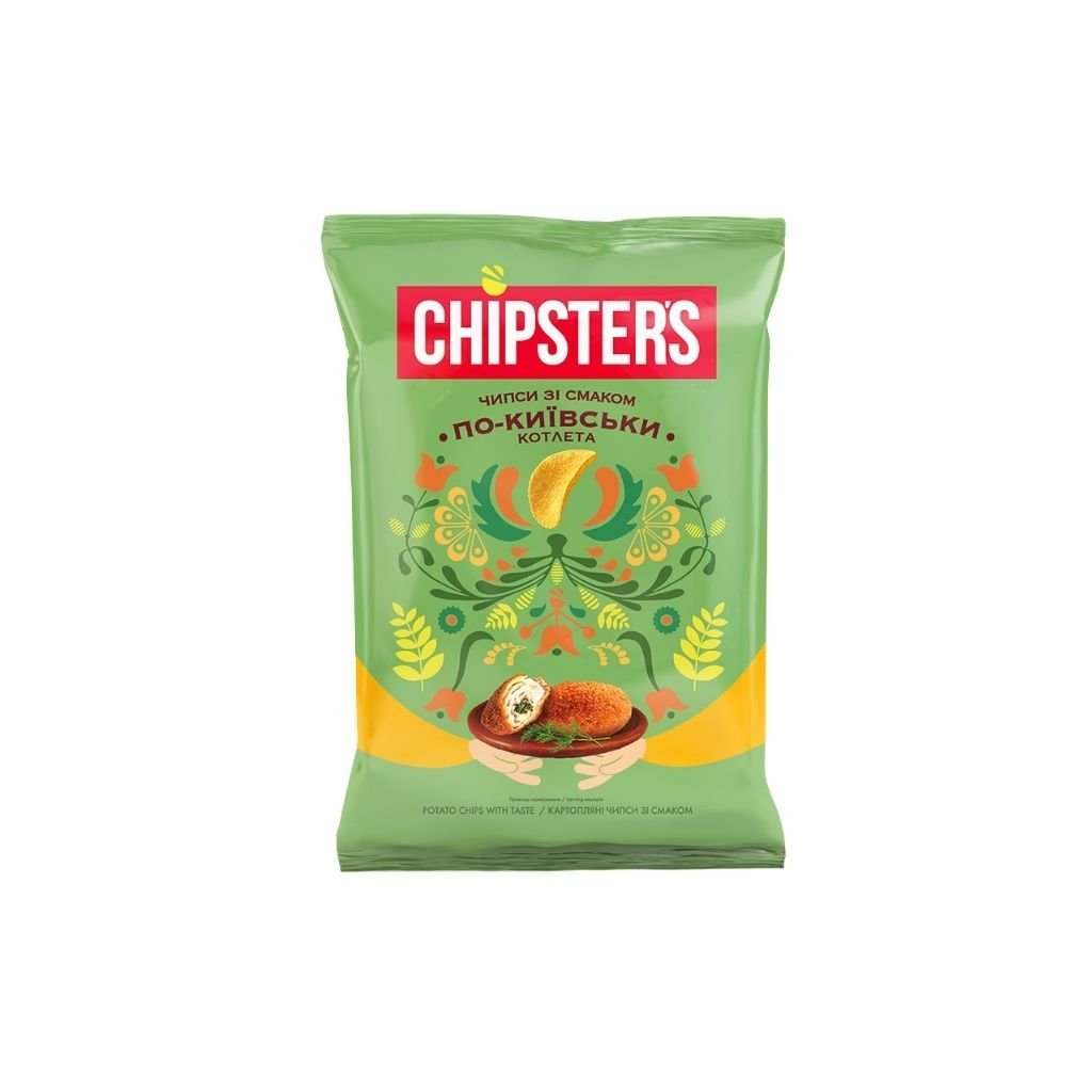 Chipsy ziemniaczane o smaku kotlet po Kijowsku 