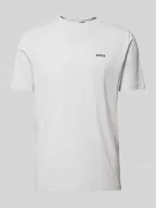 Koszulki męskie - T-shirt z nadrukiem z logo - miniaturka - grafika 1